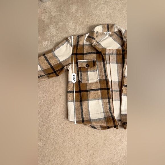 Urban Daizy Thick Flannel Shacket L - Picture 5 of 6